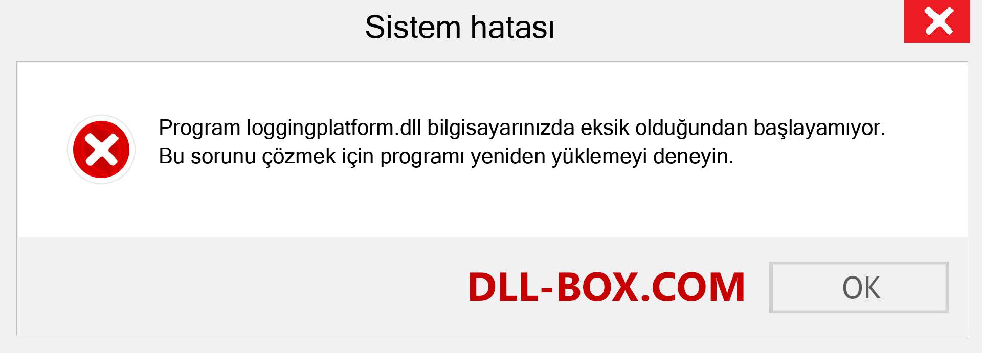 loggingplatform.dll dosyası eksik mi? Windows 7, 8, 10 için İndirin - Windows'ta loggingplatform dll Eksik Hatasını Düzeltin, fotoğraflar, resimler